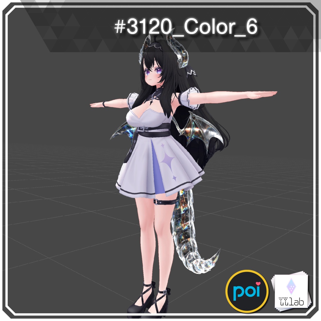 YUYULAB #3120 Material コスチュームマテリアル for 愛莉【VRchat想定】