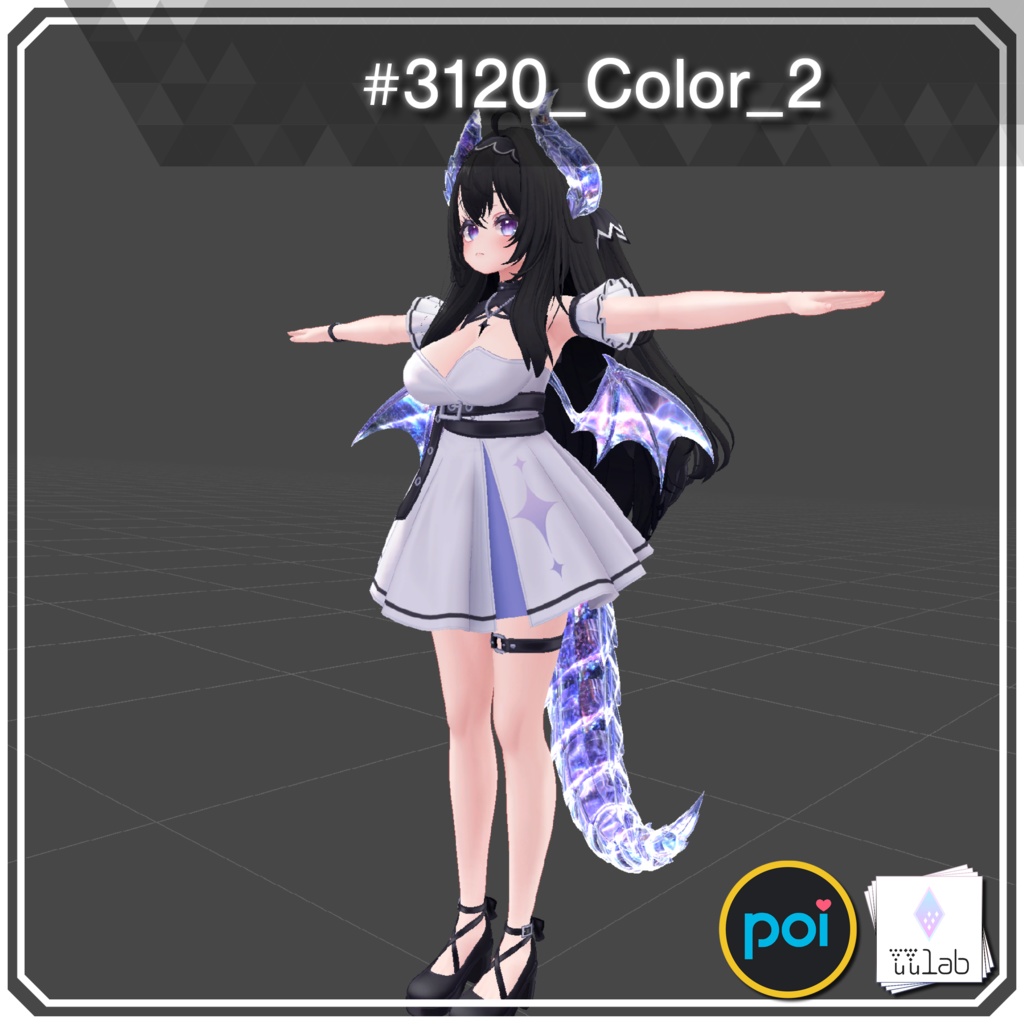 YUYULAB #3120 Material コスチュームマテリアル for 愛莉【VRchat想定】