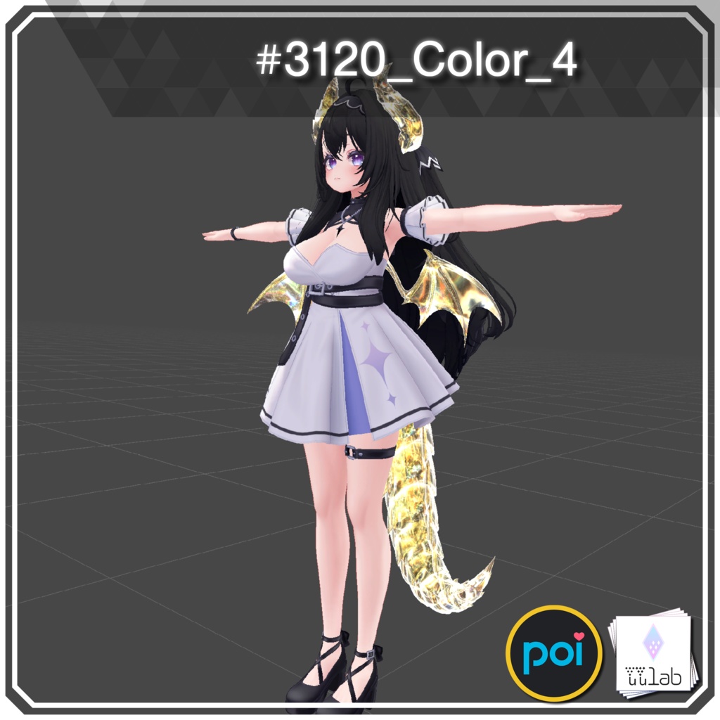 YUYULAB #3120 Material コスチュームマテリアル for 愛莉【VRchat想定】