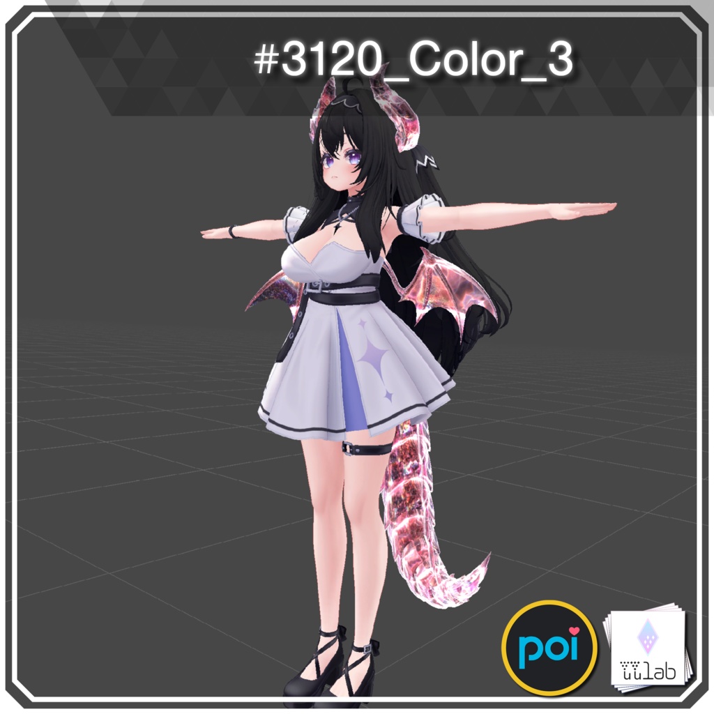 YUYULAB #3120 Material コスチュームマテリアル for 愛莉【VRchat想定】