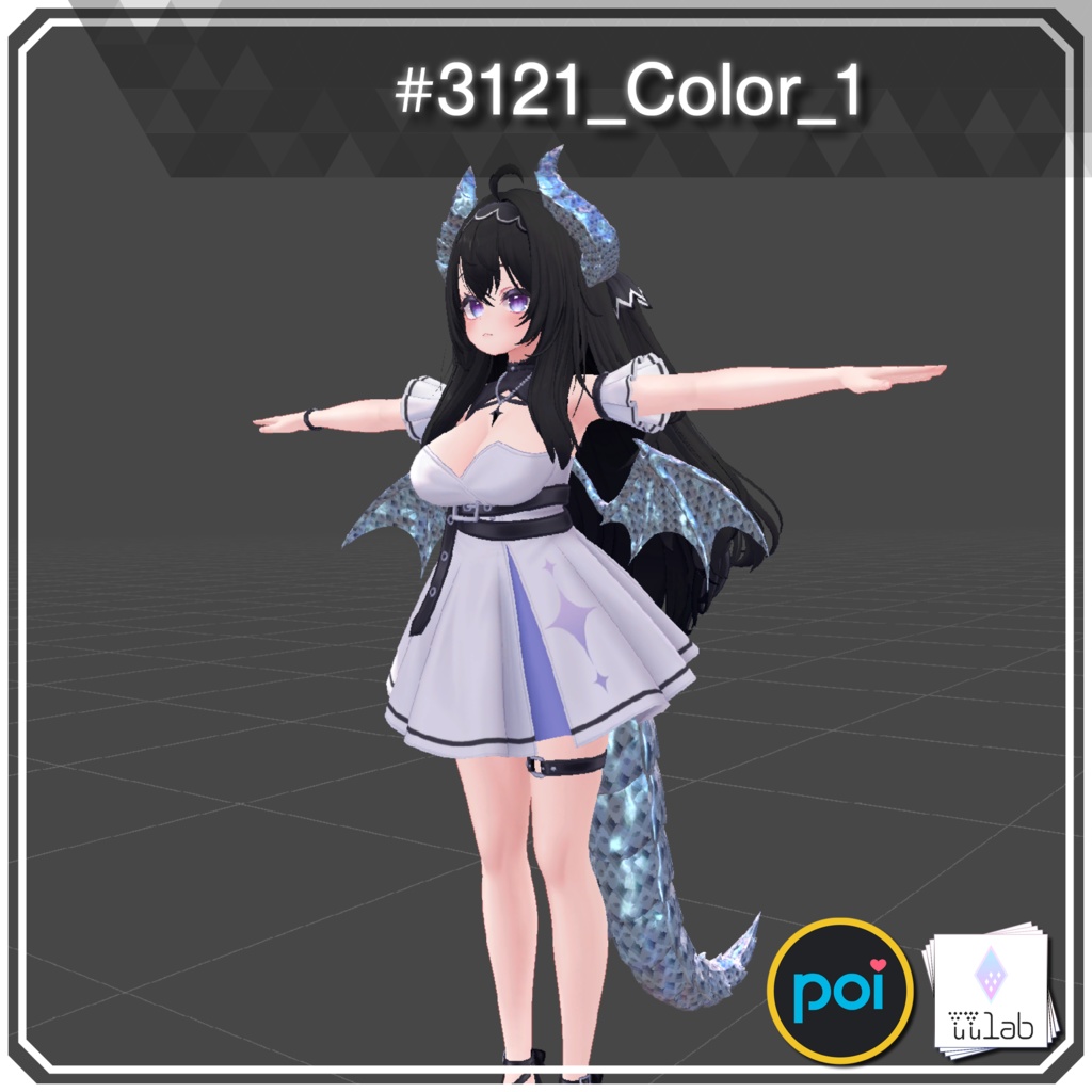 YUYULAB #3121 Material コスチュームマテリアル for 愛莉【VRchat想定】