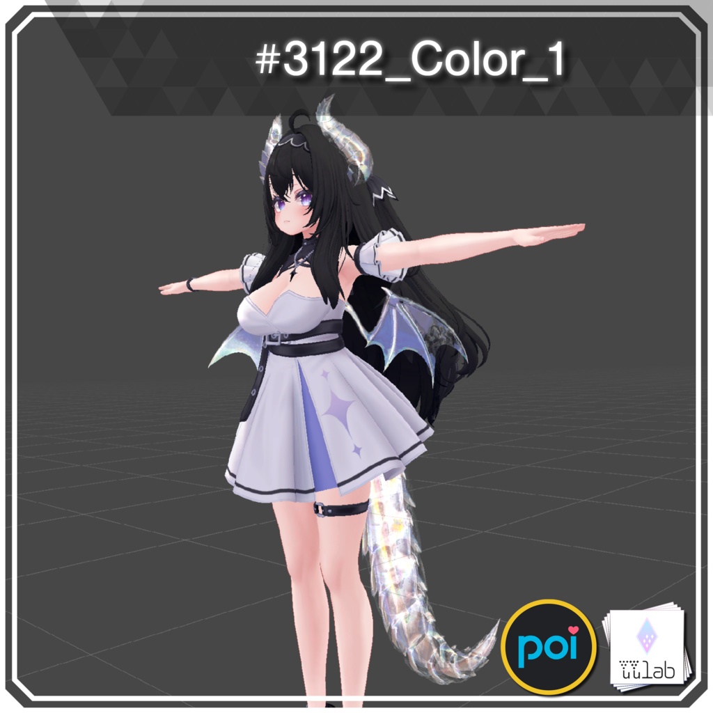 YUYULAB #3122 Material コスチュームマテリアル for 愛莉【VRchat想定】