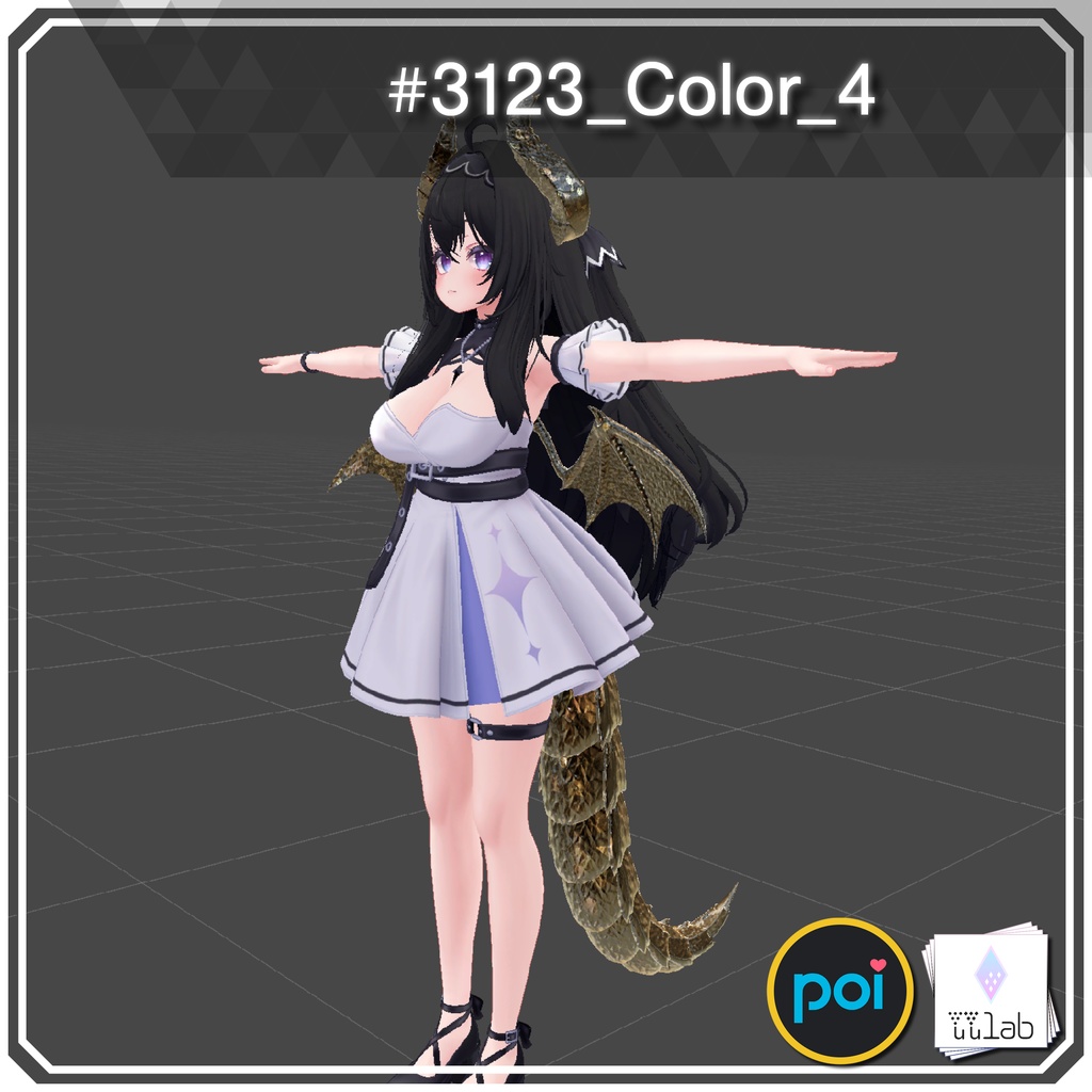 YUYULAB #3123 Material コスチュームマテリアル for 愛莉【VRchat想定】