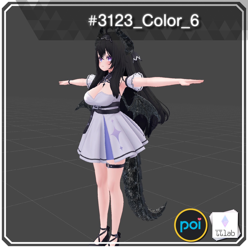 YUYULAB #3123 Material コスチュームマテリアル for 愛莉【VRchat想定】