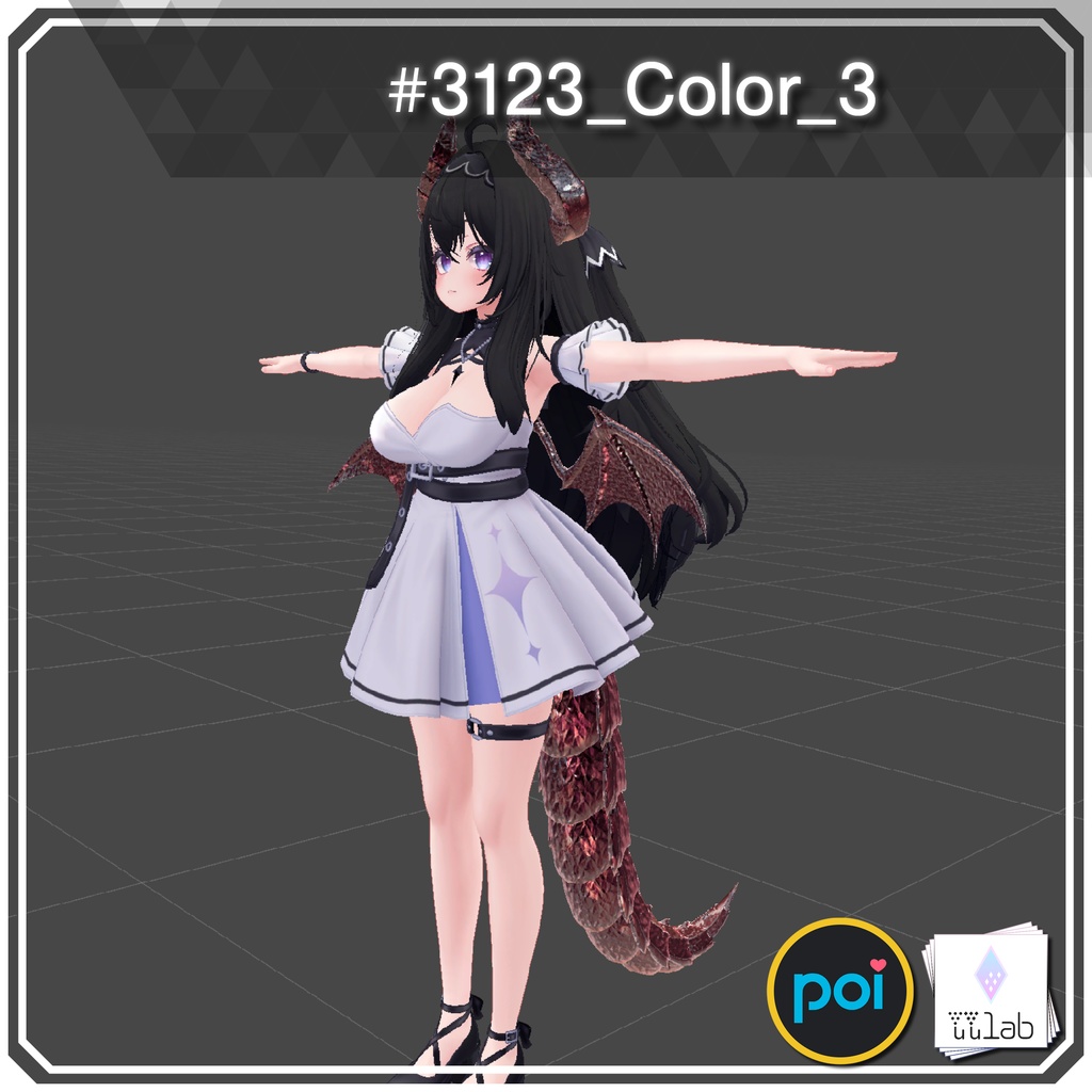 YUYULAB #3123 Material コスチュームマテリアル for 愛莉【VRchat想定】