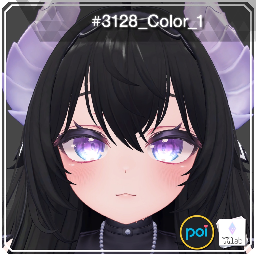 YUYULAB #3128 Material エフェクトアイマテリアル for 愛莉【VRchat想定】