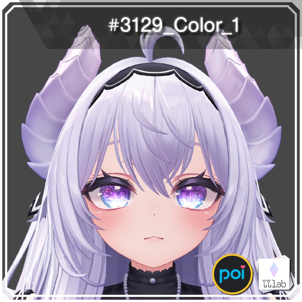 YUYULAB #3129 Material エフェクトアイマテリアル for 愛莉  【VRchat想定】