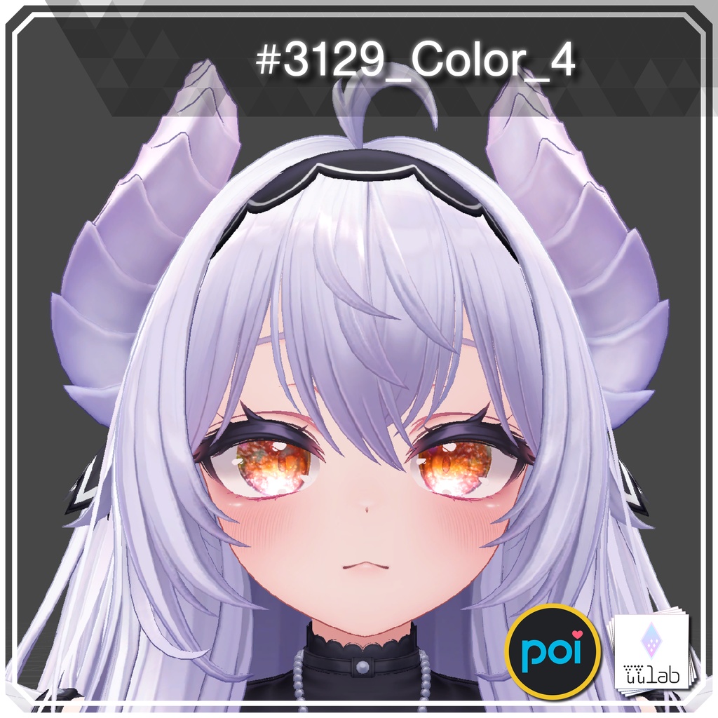 YUYULAB #3129 Material エフェクトアイマテリアル for 愛莉  【VRchat想定】