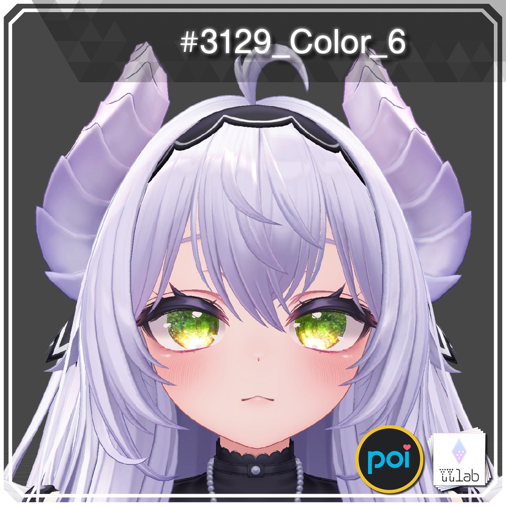 YUYULAB #3129 Material エフェクトアイマテリアル for 愛莉  【VRchat想定】