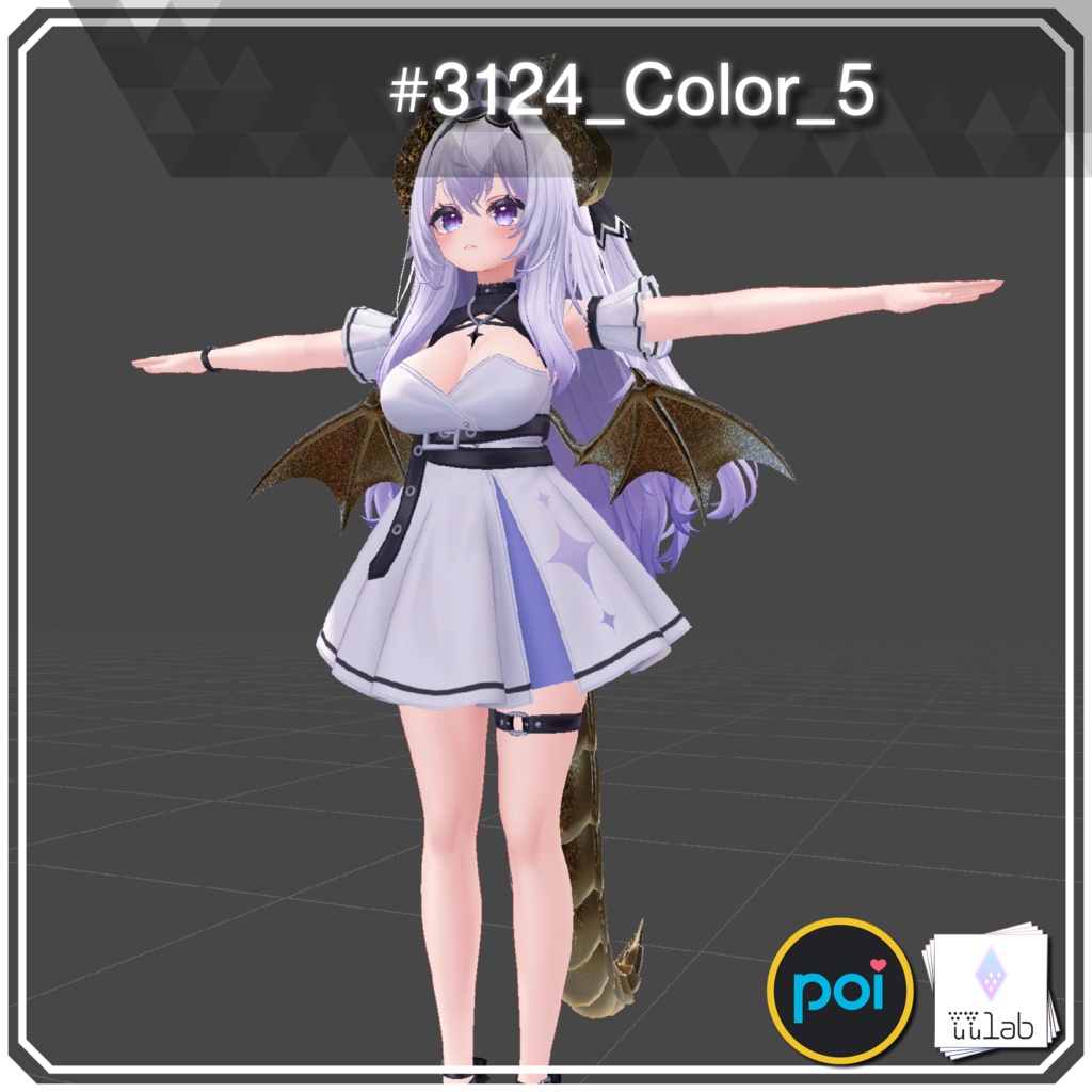 YUYULAB #3124 Material コスチュームマテリアル for 愛莉【VRchat想定】
