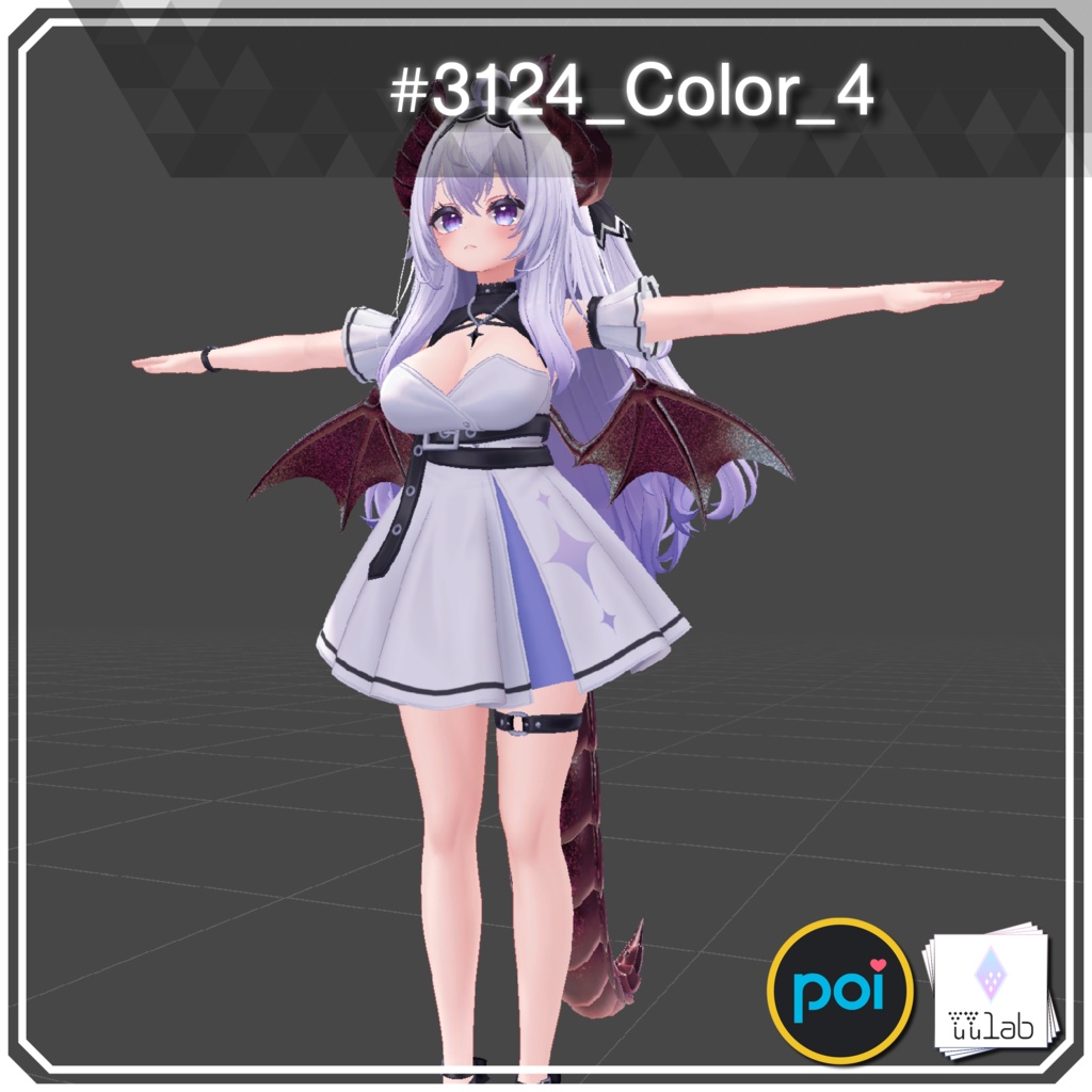 YUYULAB #3124 Material コスチュームマテリアル for 愛莉【VRchat想定】