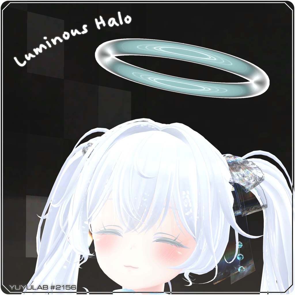 YUYULAB #2156 Accessory ルミナスヘイロウ【VRchat想定】