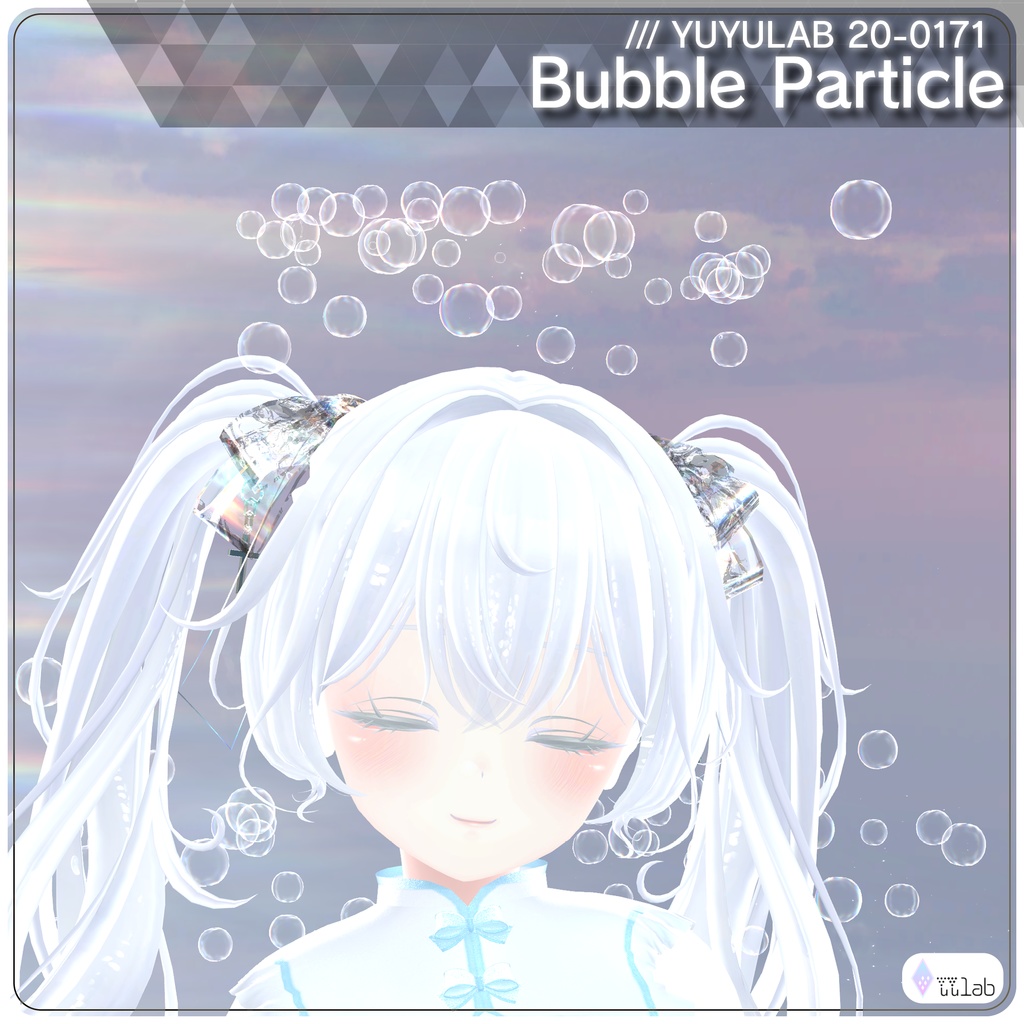 YUYULAB 20-0171 Accessory バブルパーティクル【VRchat想定】