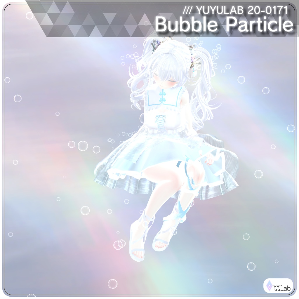 YUYULAB 20-0171 Accessory バブルパーティクル【VRchat想定】