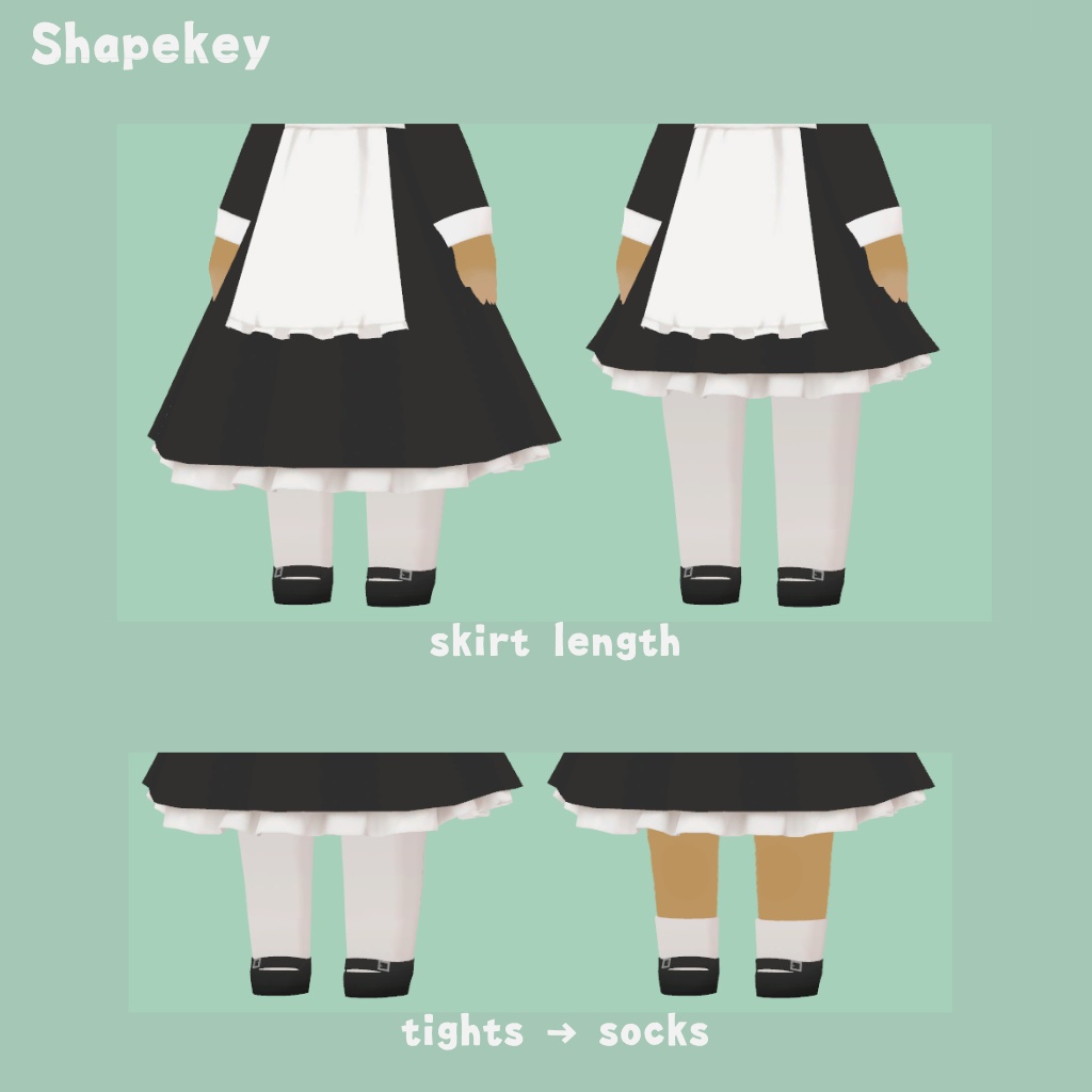 ColorfulRabbit用 メイド服