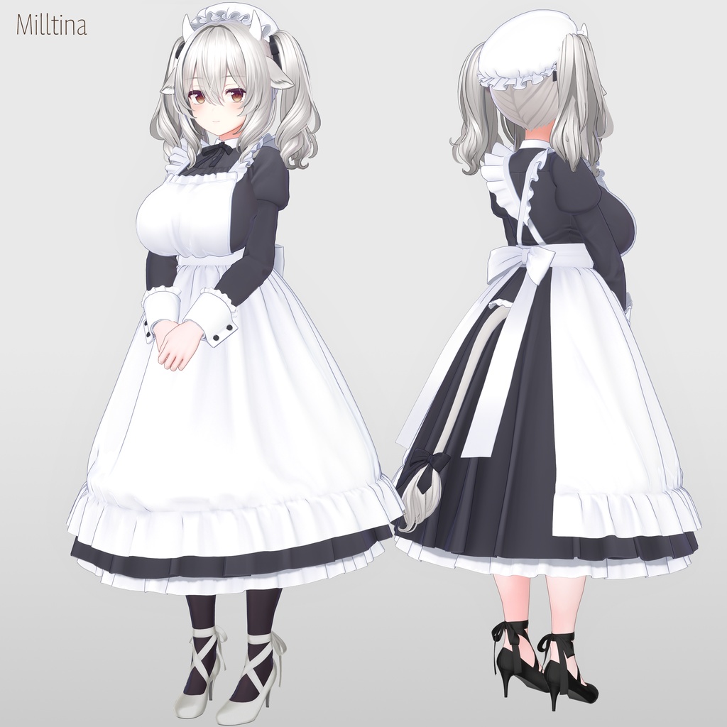 【11アバター対応】ハイヒールリボンパンプス