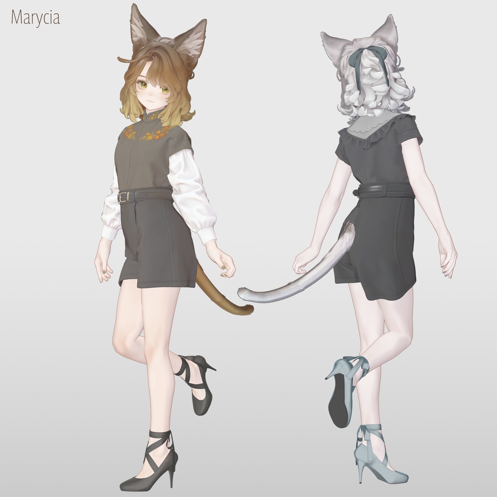 【11アバター対応】ハイヒールリボンパンプス