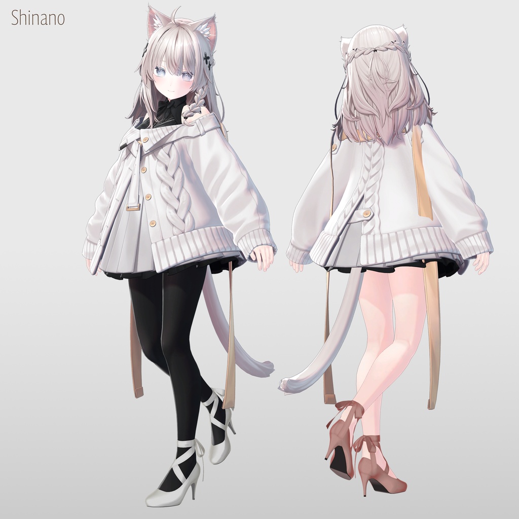 【11アバター対応】ハイヒールリボンパンプス