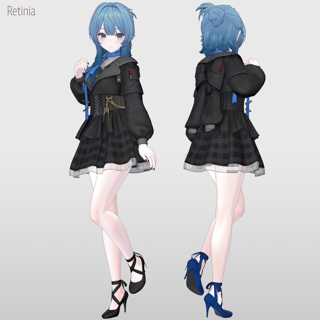 【11アバター対応】ハイヒールリボンパンプス