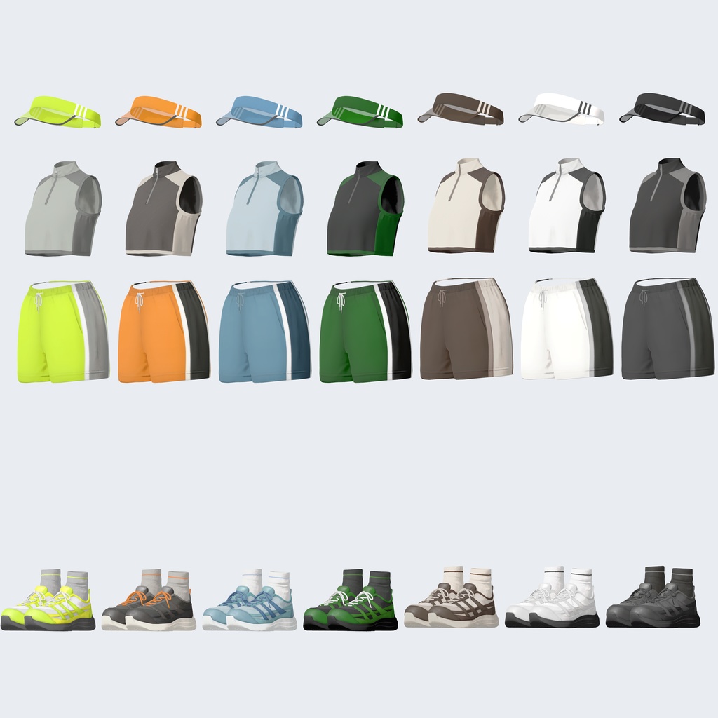 【10アバター対応】スポーツウェア, レインコート