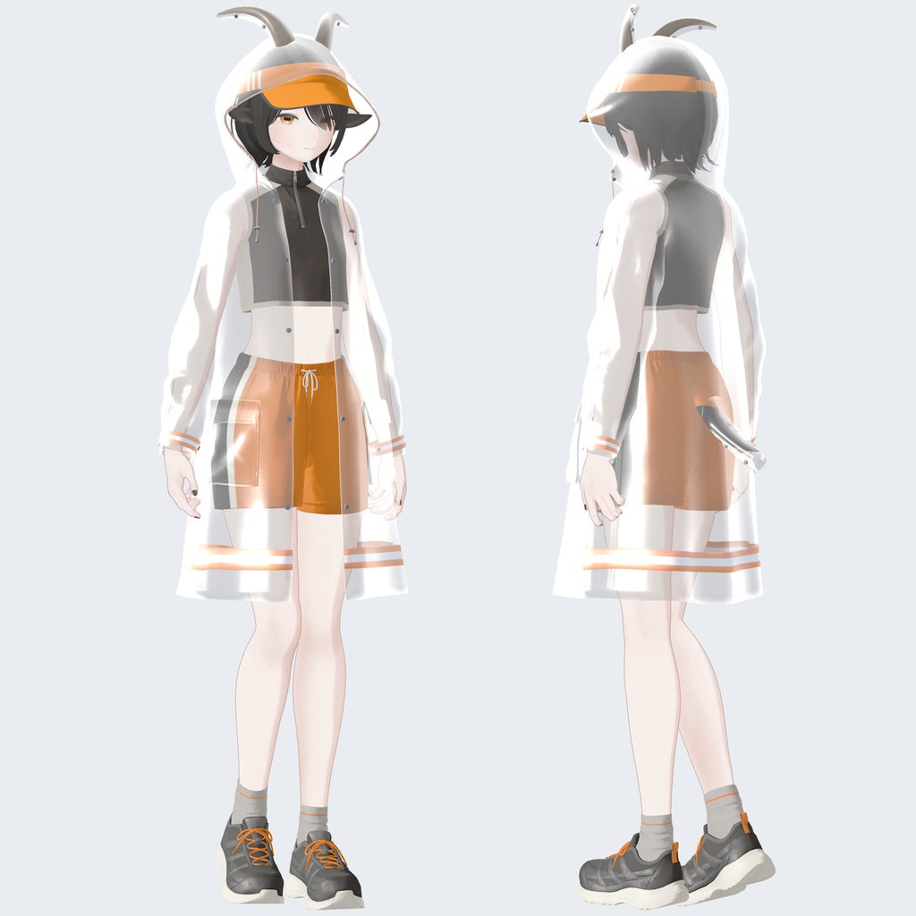 【10アバター対応】スポーツウェア, レインコート