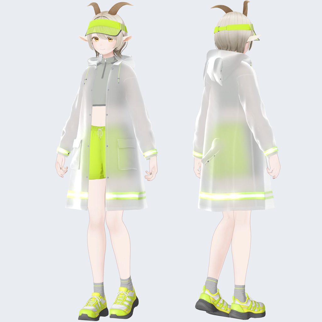 【10アバター対応】スポーツウェア, レインコート