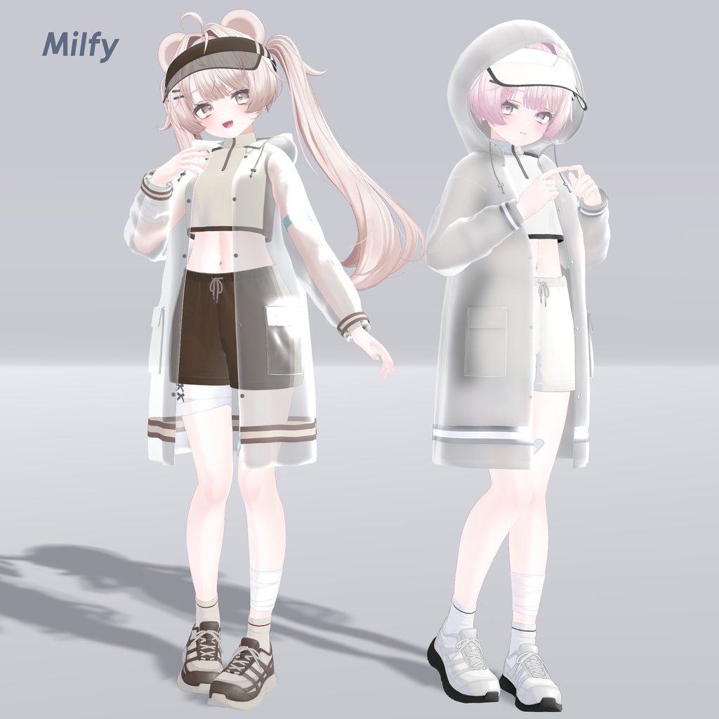 【10アバター対応】スポーツウェア, レインコート