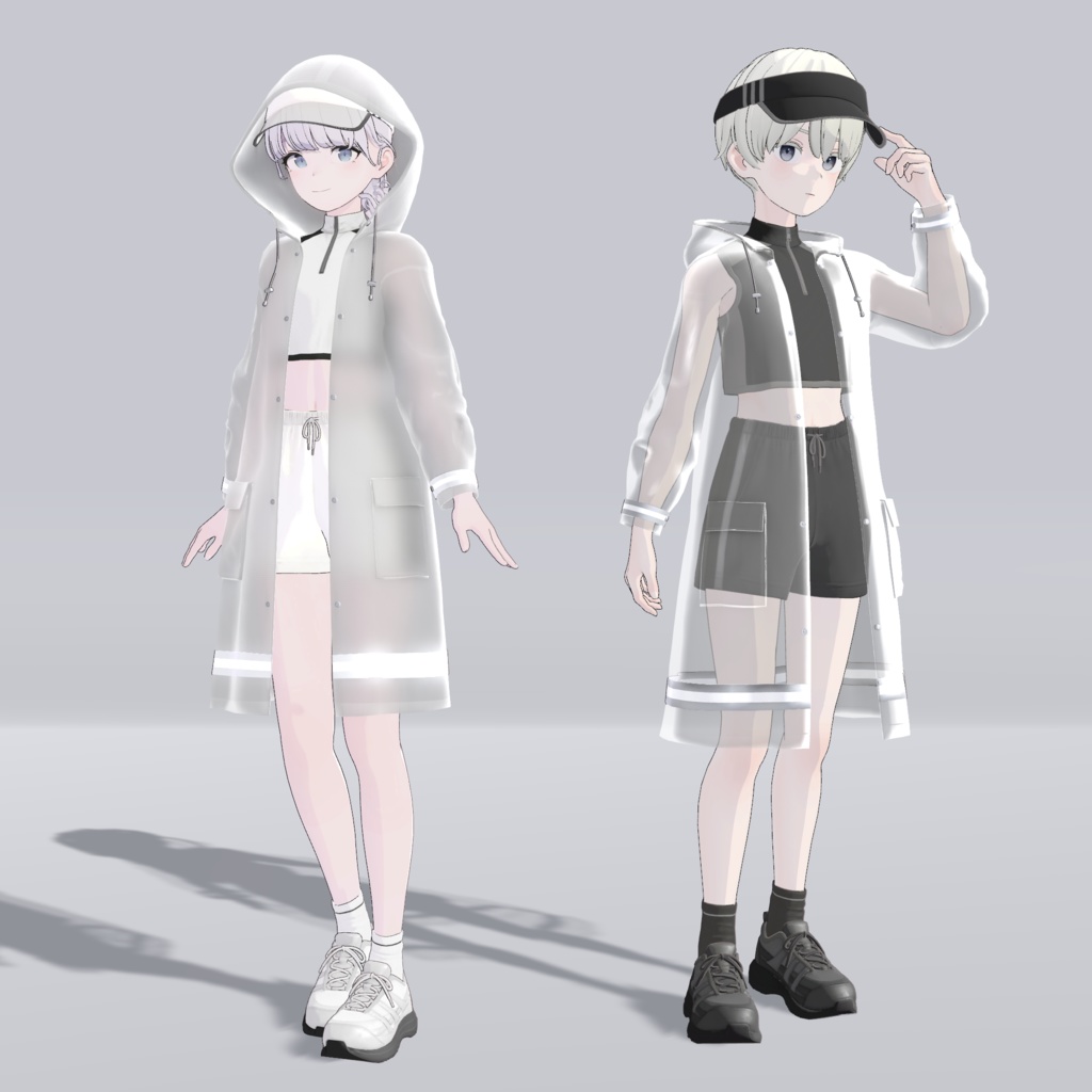 【10アバター対応】スポーツウェア, レインコート