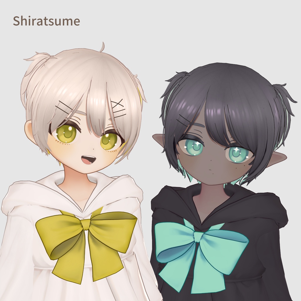 【8アバター対応】ShortHair & TwinTails