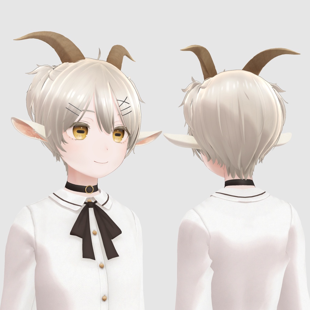 【8アバター対応】ShortHair & TwinTails