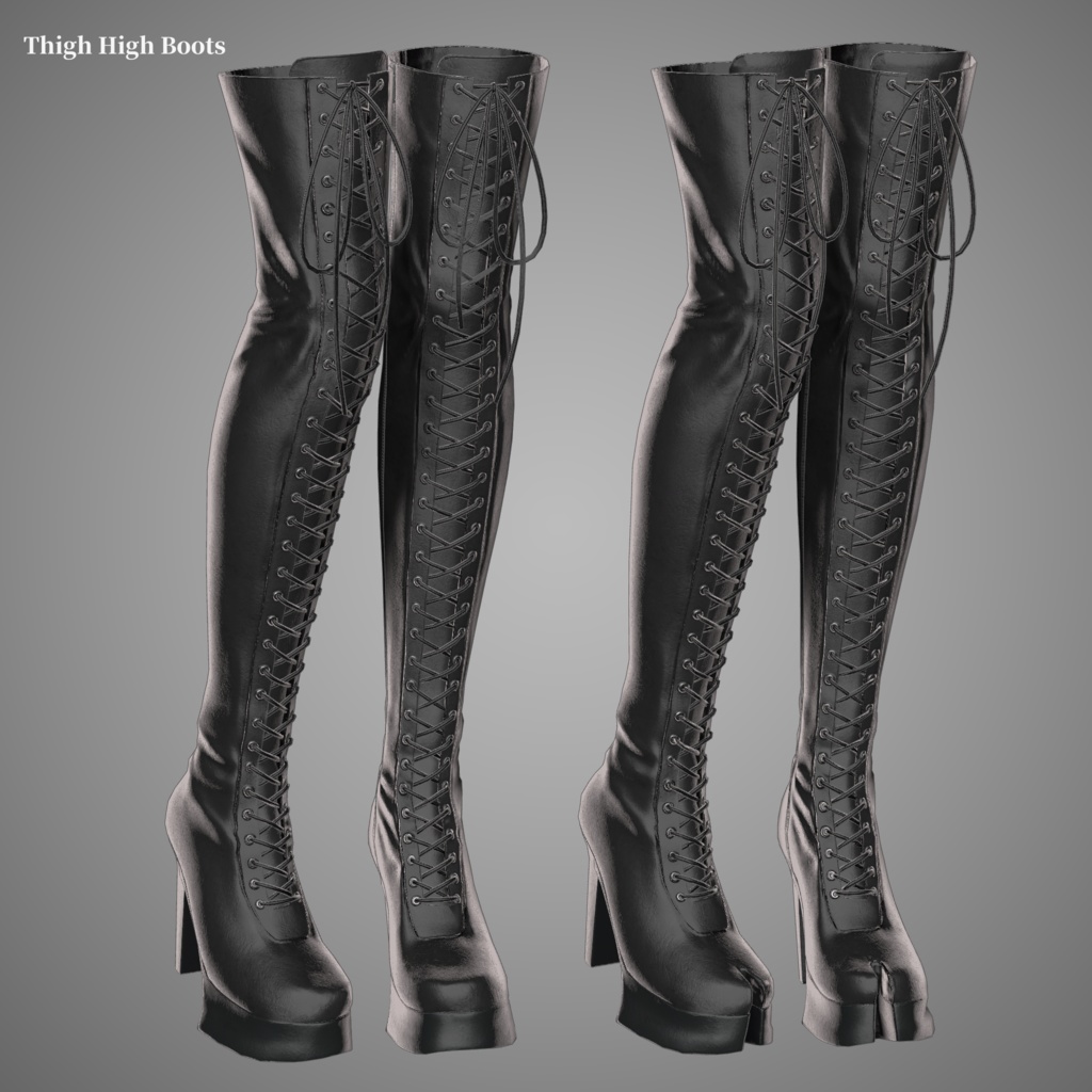 【10アバター対応】Lace Up Dress Outfit