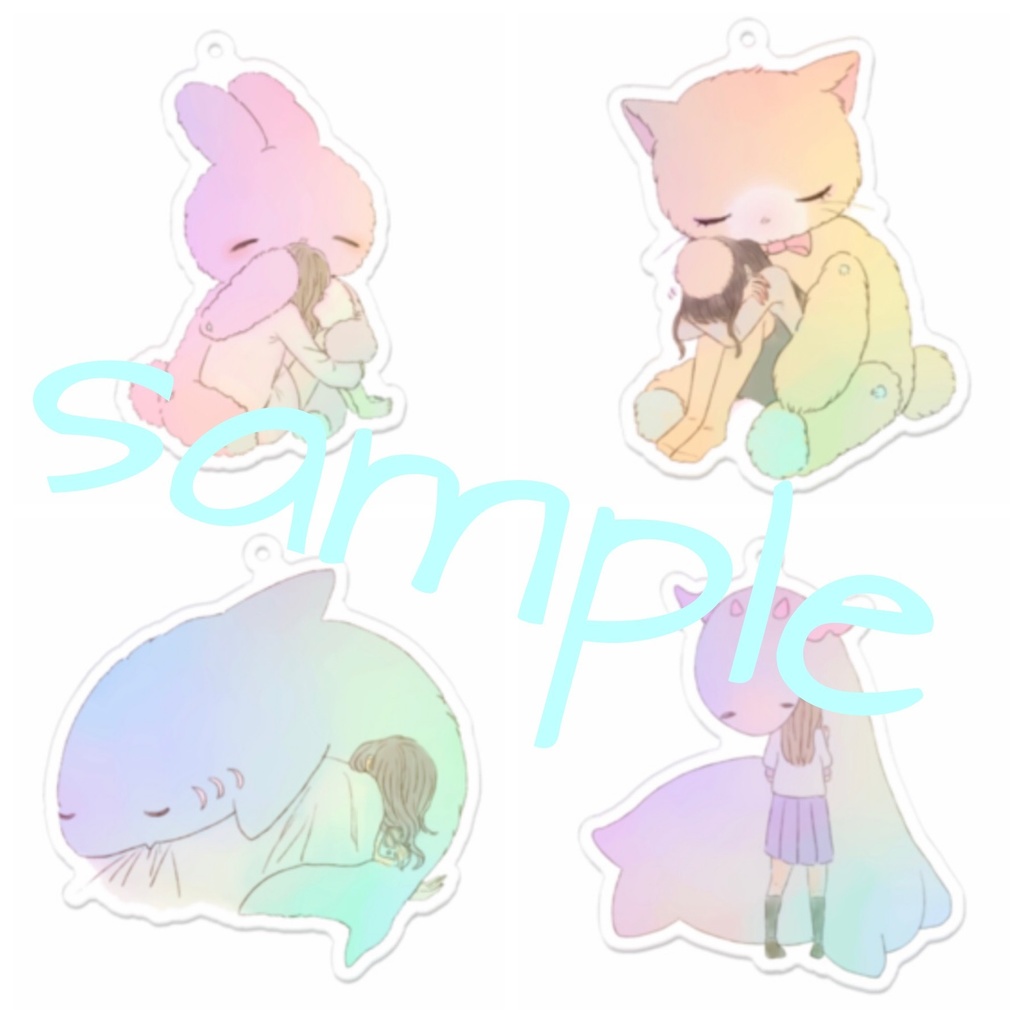 【受注発注】つらいとき一緒にいてくれるキミ【アクキー】