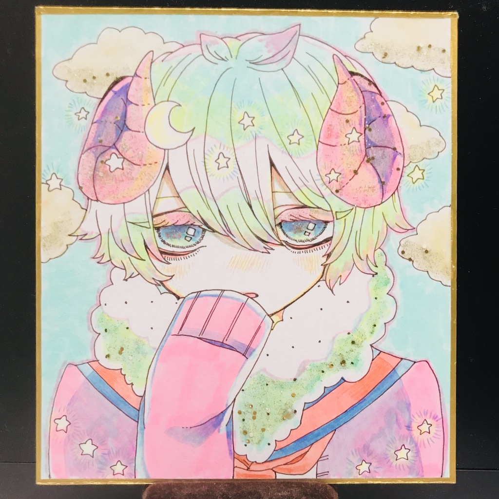 【ミニ色紙】セーラー星座女子