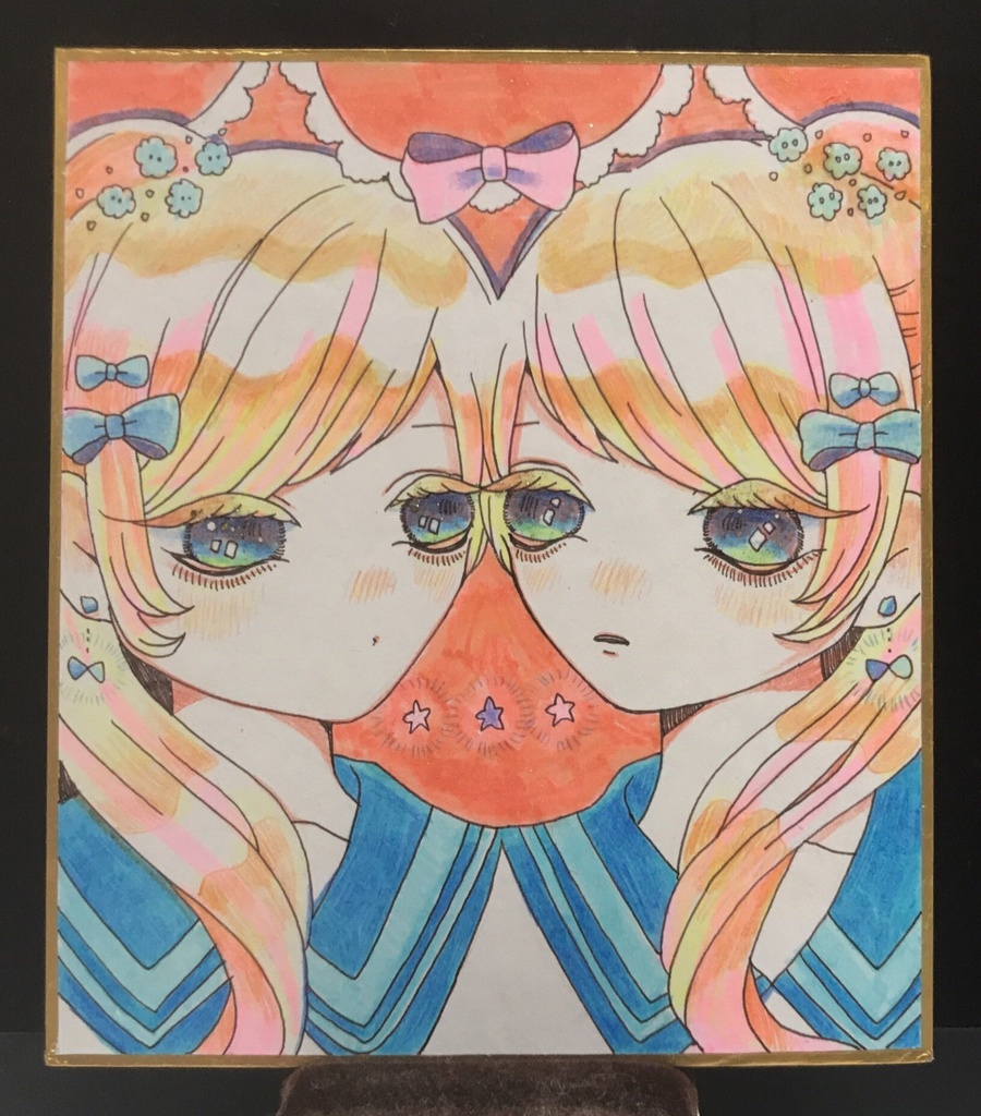 【ミニ色紙】セーラー星座女子