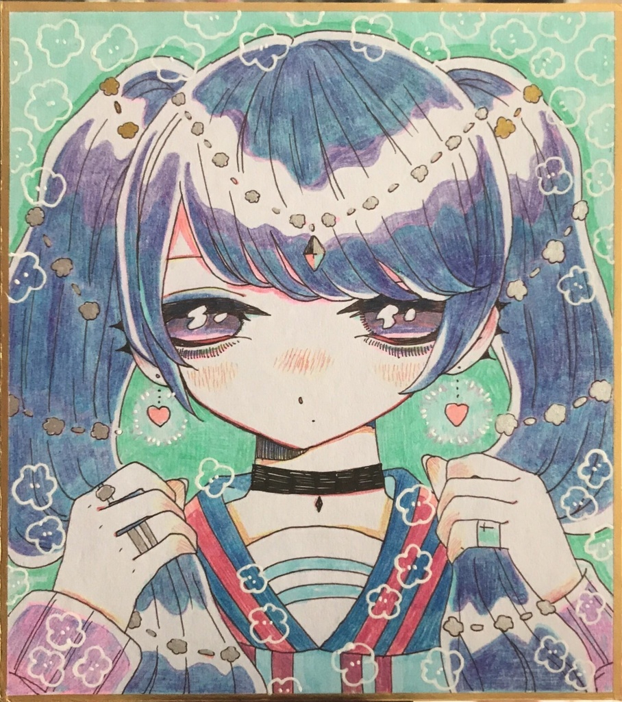 【ミニ色紙】セーラー星座女子