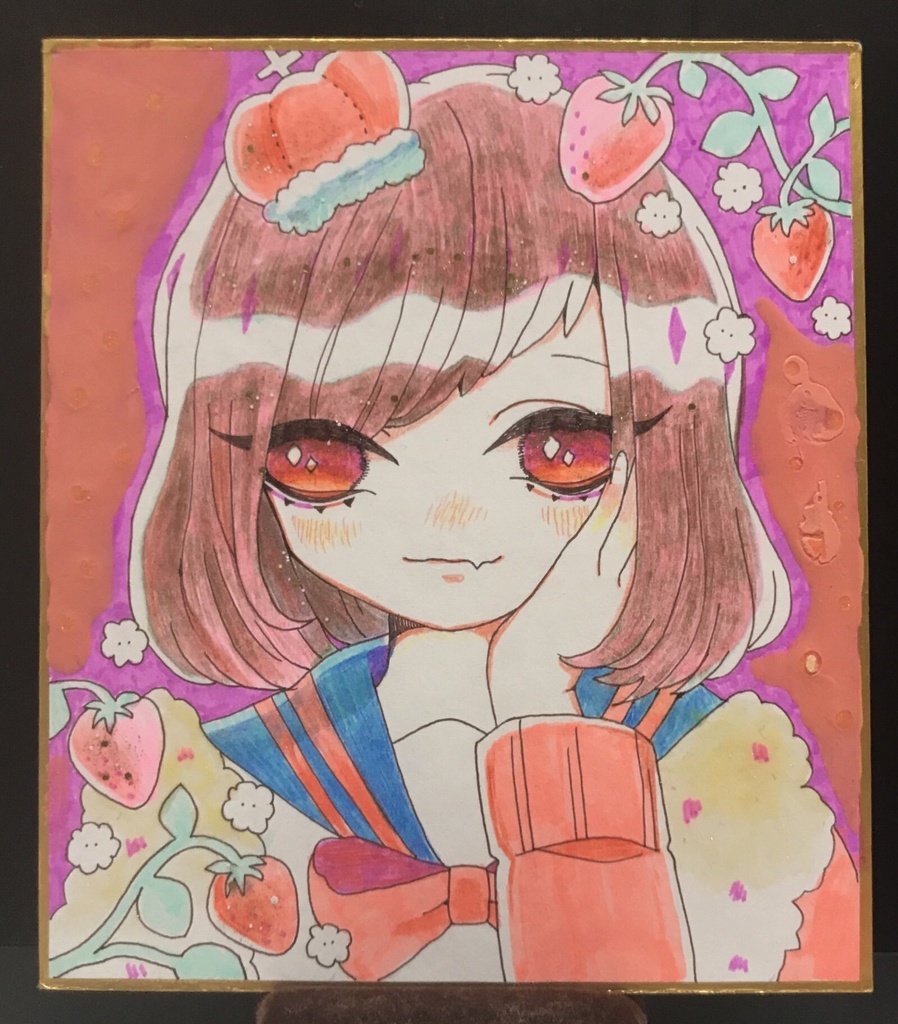 【ミニ色紙】セーラー星座女子