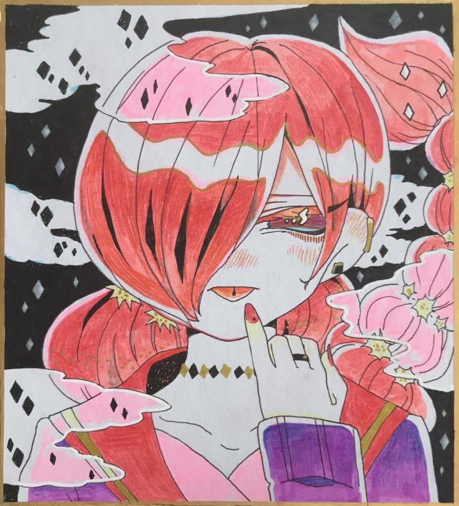 【ミニ色紙】セーラー星座女子