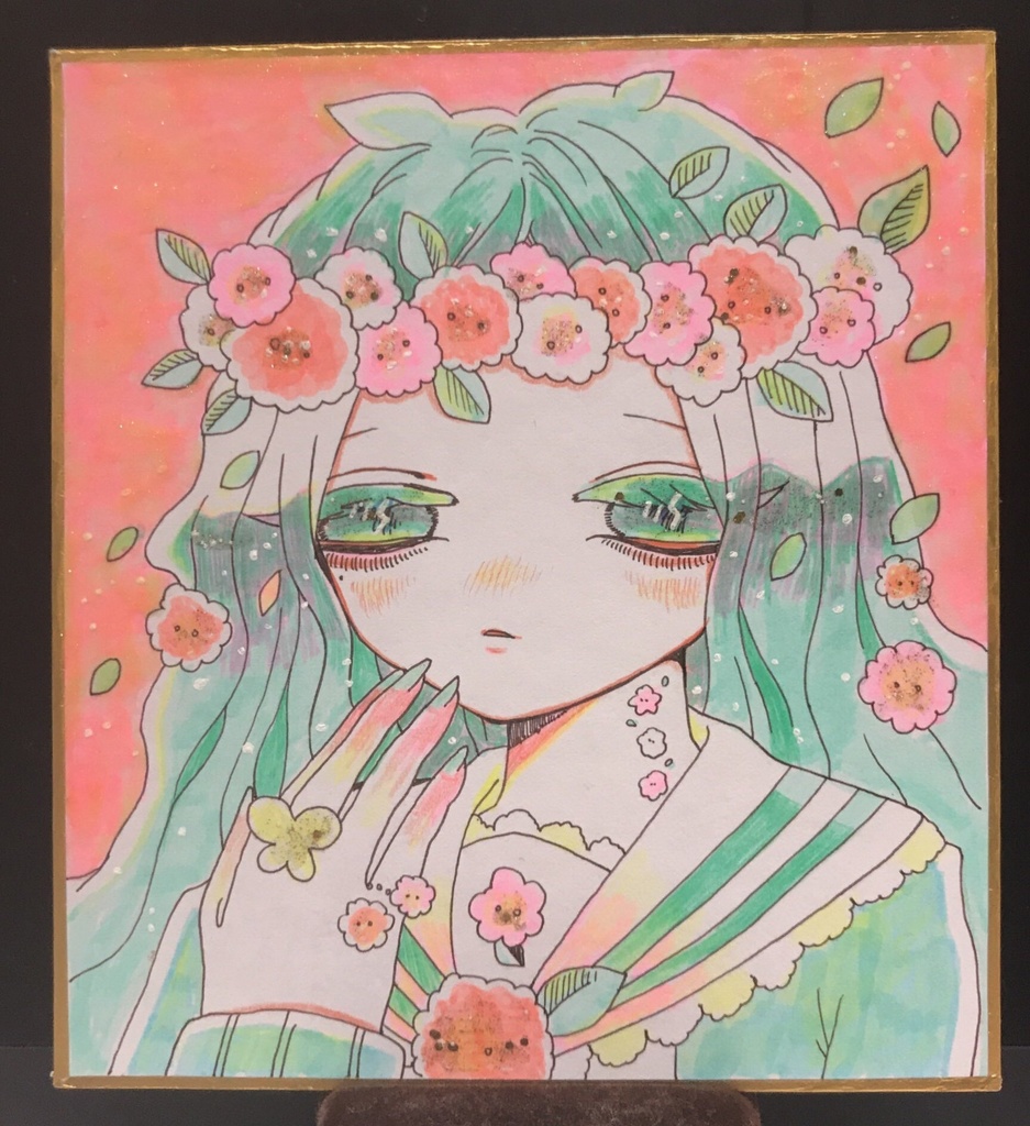 【ミニ色紙】セーラー星座女子