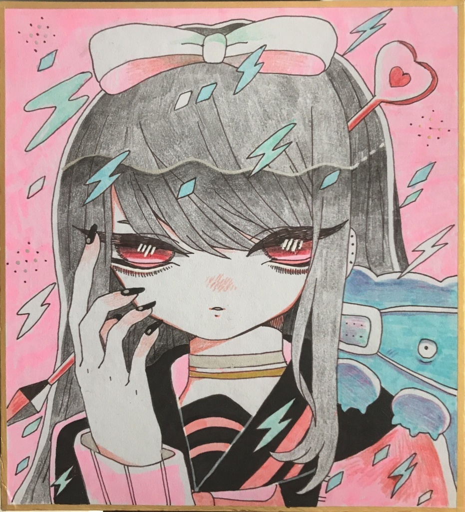 【ミニ色紙】セーラー星座女子