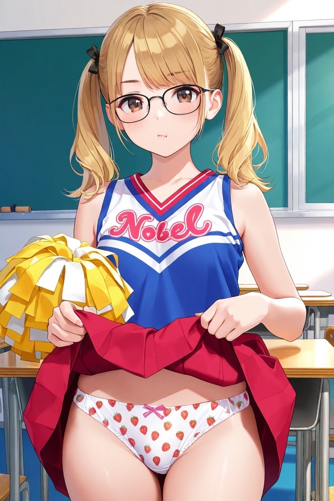 生パンチアガールのたくし上げ&ハイキックパンチラ