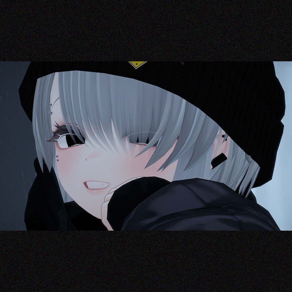 『MA 10アバター対応!』VRChat想定ピアス Punk ON👽