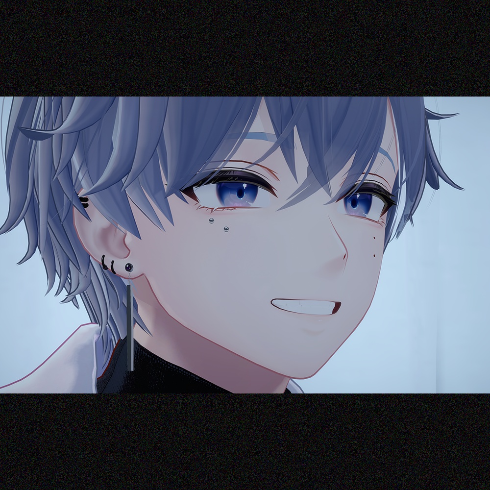 『MA 10アバター対応!』VRChat想定ピアス Punk ON👽