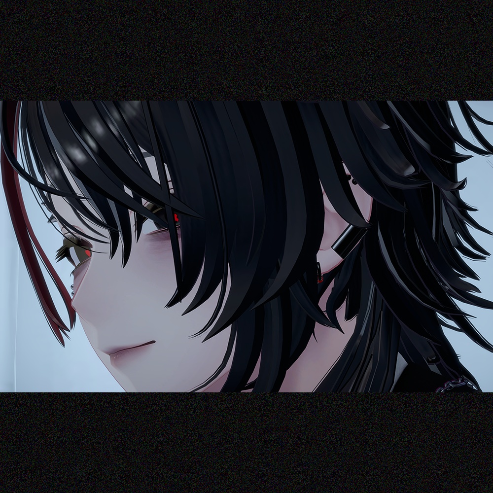 『MA 10アバター対応!』VRChat想定ピアス Punk ON👽