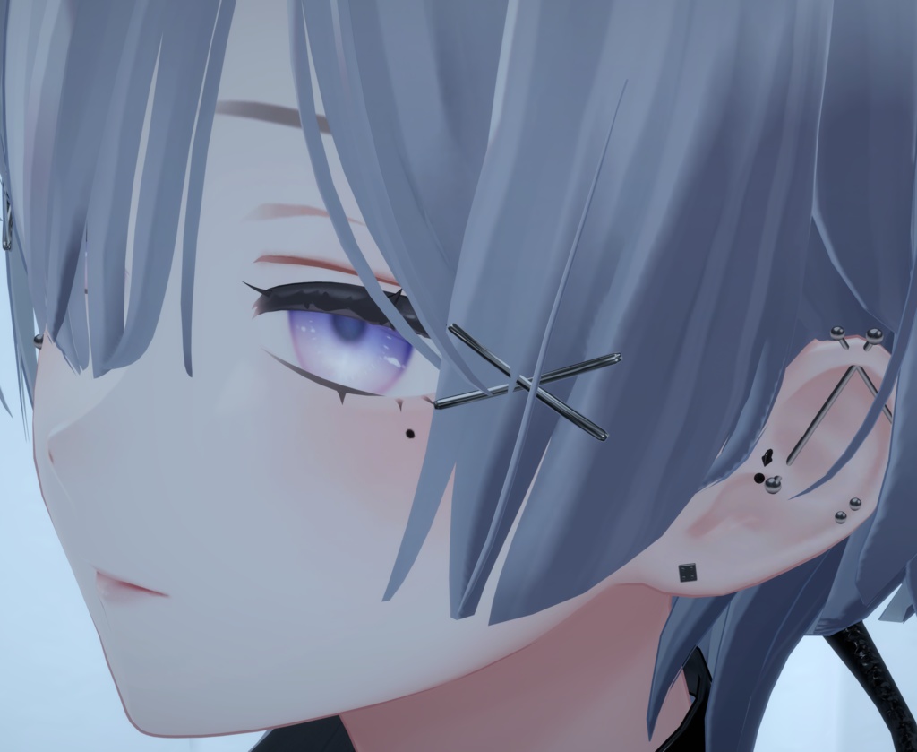 【MA 10アバター対応!】VRChat想定アクセサリー👽【X DICE】