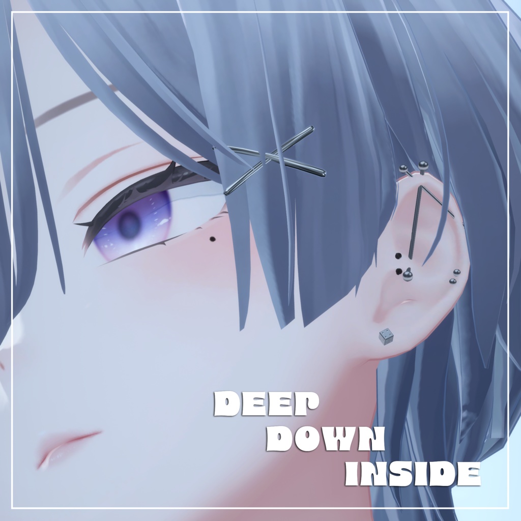 【MA 10アバター対応!】VRChat想定アクセサリー👽【X DICE】