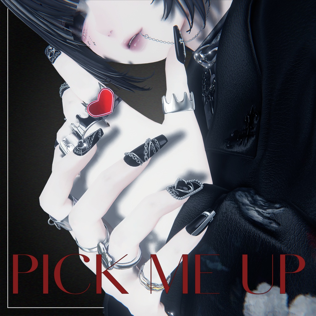 ✨セール中✨【MA対応指輪セット】『PICK ME UP』VRChat向けアクセサリー