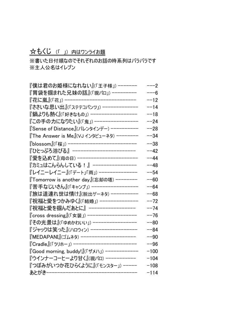 【完売】僕は君のお姫様になれない