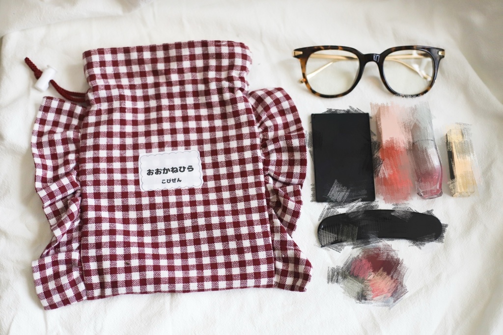 刀剣レトロ巾着