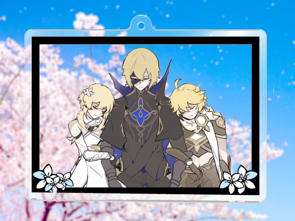 ダインスレイヴと蛍と空 アクリルキーホルダー