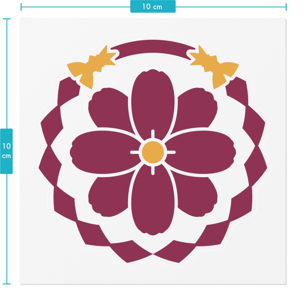 カラーなシンボルロゴステッカー